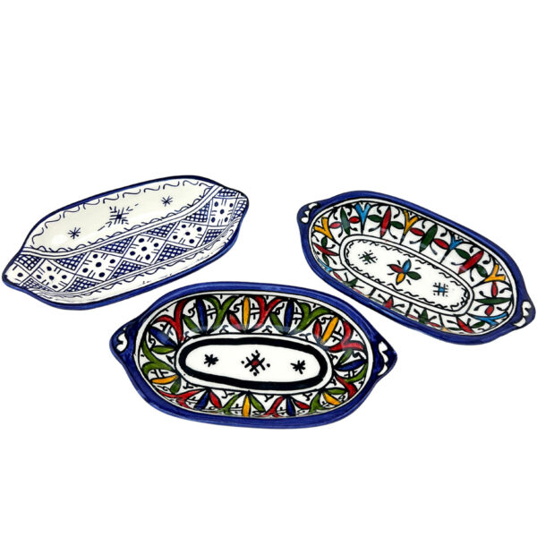 Plat Ovale en Porcelaine de Fès